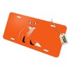 GRAPHICS & MORE Stylish Red Foxy Fox Novelty Metal Vanity