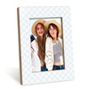 Blue Plaid Friends Picture Frame 4x6 for Desk Table Room