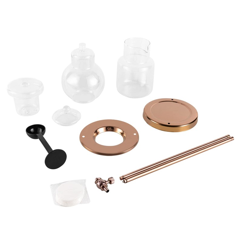 ZAWAYINE Glass Iced Coffee Cold Brew Drip Tower Coffee Filter