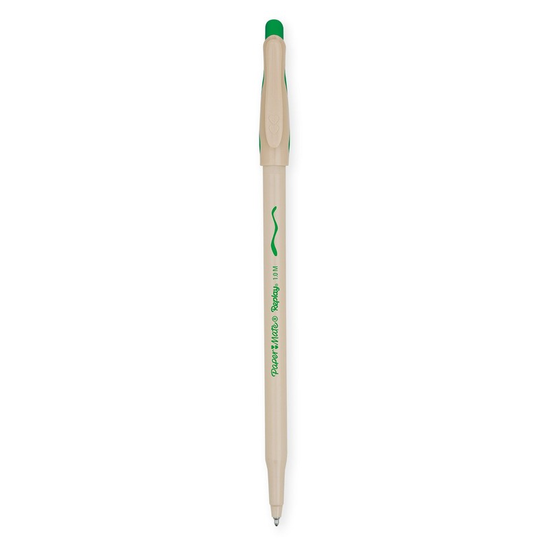 Paper Mate Replay Medium Green blister x 2