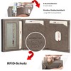 Marc Peter® Chicago Leather Push Air Slim Wallet - Airtag