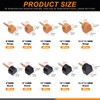 30 Pairs High Heel Replacement Tips U Shaped Heel Repair