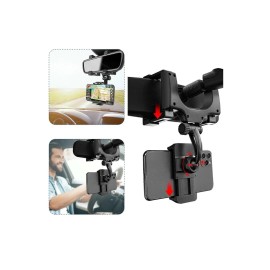 Mavega Universal 360° Car Rearview Mirror Mount Stand Holder Cradle For Cell Phone GPS