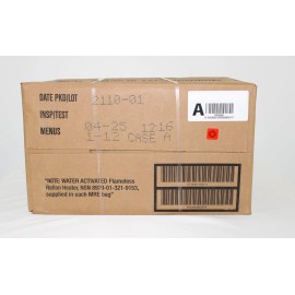 Leevax Wornick MRE Meals Ready to Eat, Emergency Food Supply, (Random Case A or B)