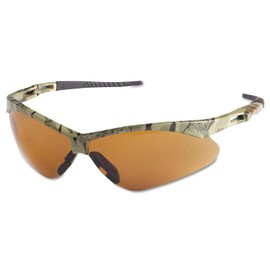Jackson Safety 19644 V30 Nemesis Safety Glasses, Bronze Lenses with Camo Frame