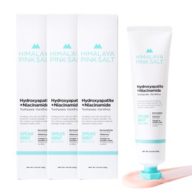Himalaya Pinksalt Hydroxyapatite Toothpaste with Niacinamide - Spearmint Flavor