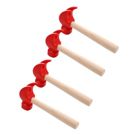 4pcs Hammer Toys Kids Simulated Hammer Playthings Cognition Educational Tool Pretend Play Hammer Mallet Toddlers Children Early Learning Toy
