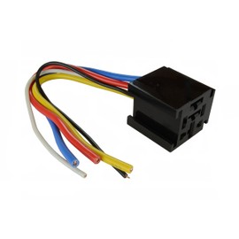 TEMCo 5 LOT 12 V 60 70 80 Amp Bosch Style S Relay Harness Socket Automotive 2 Year Warranty