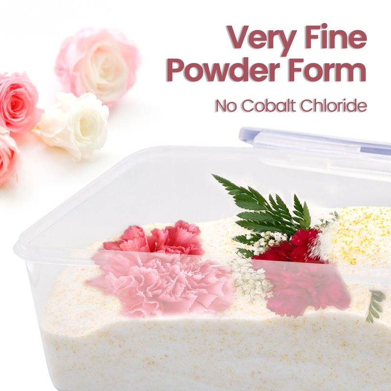 5lbs Silica Gel Silica Sand Flower Drying Kit with Airtight