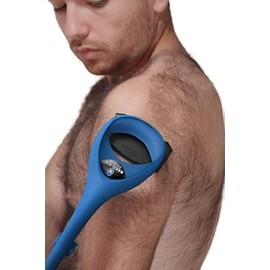 baKblade 2.0 PLUS - Afeitadora de espalda para hombre (bricolaje), mango ergonómico, afeitado húmedo o seco (cuchillas adicionales incluidas)
