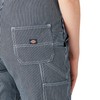 Dickies Women's Hickory Stripe Boyfriend Bib Overalls, Stonewashed Hic