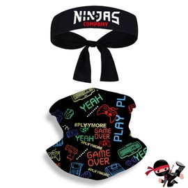 Hayaww Ninjas Party Favors Ninjas Headband Ninjas Party Headband Ninjas Ninja Party Accessories Ninjas Party Favors Ninja Headband Birthday Decoration Ninja Party Gifts for Karate (H)
