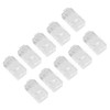 100Pcs Network Crystal Heads Gold Plated Strong Toughness Cable Connectors