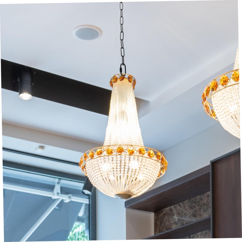 ULTECHNOVO 2Pcs Decorative Chain Extension for Pendant Lighting Fixture with