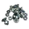 M8 Cup Square Carriage Bolt & Nut - Bright Zinc