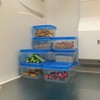 Navoys 10 Mini Square Plastic Containers With Lids 80ml -