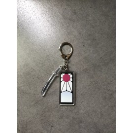 Unbranded Demon Slayer Hanafuda Earing W/Sword~KEYCHA