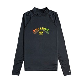 Billabong™ Arch C4MY58BIP2 Long Sleeve Rash Guard with UPF 50 for Men, black