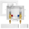 HeSun Washing Machine Outlet Box, 1/2 Inch Crimp Pex Inlet