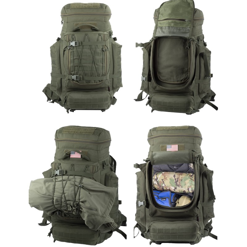 XMILPAX Large Internal Frame Backpack Tactical MOLLE Pack for Camping