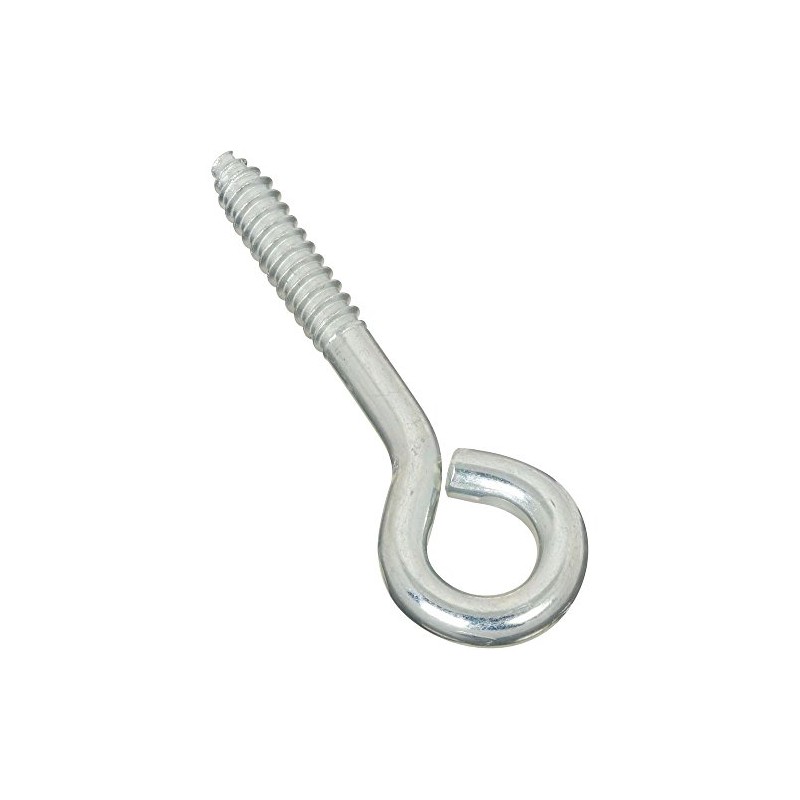 National Hardware N220-707 2150BC Lag Screw Eye in Zinc plated,3/8"