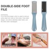 OHPHCALL 2pcs Stainless Steel Double-sided Foot File Rasp Pedicure Tool