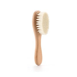 Brush for Baby's,Soft Bristle Baby Hair Brush with Wooden Handle Gentle Cradle Cap Brush & Scalp Massager for Newborn Infant Toddler & Kids Baby Comb & Hair Brush Set for Delicate Hair Care