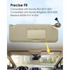 Right Passenger Side Sun Visor Compatible with Honda Pilot 2017-2021