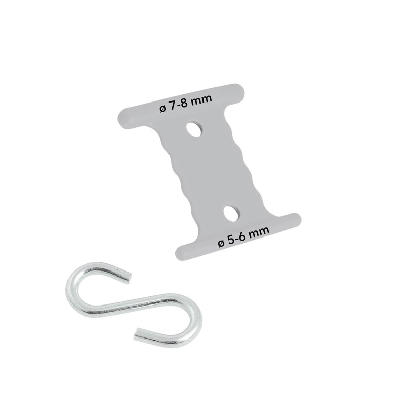 wamovo Awning S-Hooks Set of 6 Suitable for 5/6 mm