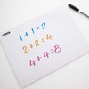 BAZIC Dry Erase Lap Board 9"x12" & Marker, Double Sided