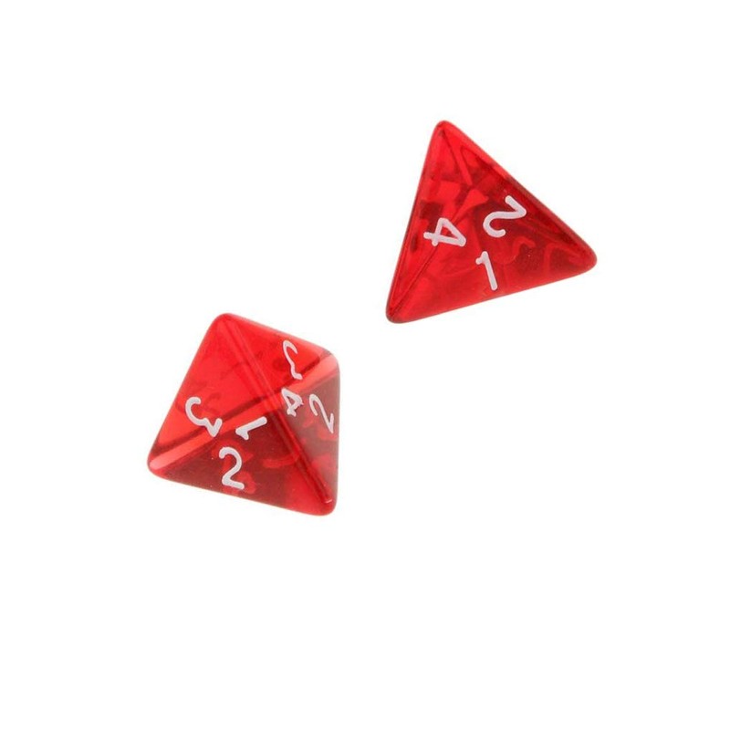 Yiotfandoll 10PCS Polyhedral Dice 20mm D4 for Dungeons and Dragons