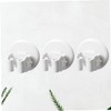 Ipetboom 3pcs Wall Mounted Broom Holder Mop Clamp Slip Clips