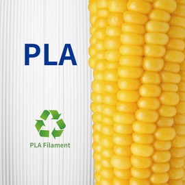 JUSTMAKER Gradient PLA 3D Printer Filament, Upgrade Cardboard Spool, Slightly Matte Surface Filament, Dimensional Accuracy +/-0.03mm, 1.75mm, 1kg, Baby Blue/White