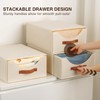 Homsorout Closet Organizers and Storage - Large Stackable Storage Bins