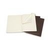 Moleskine CH022P2 X-Large Squared Cahier Journal - Coffee Brown (Pack