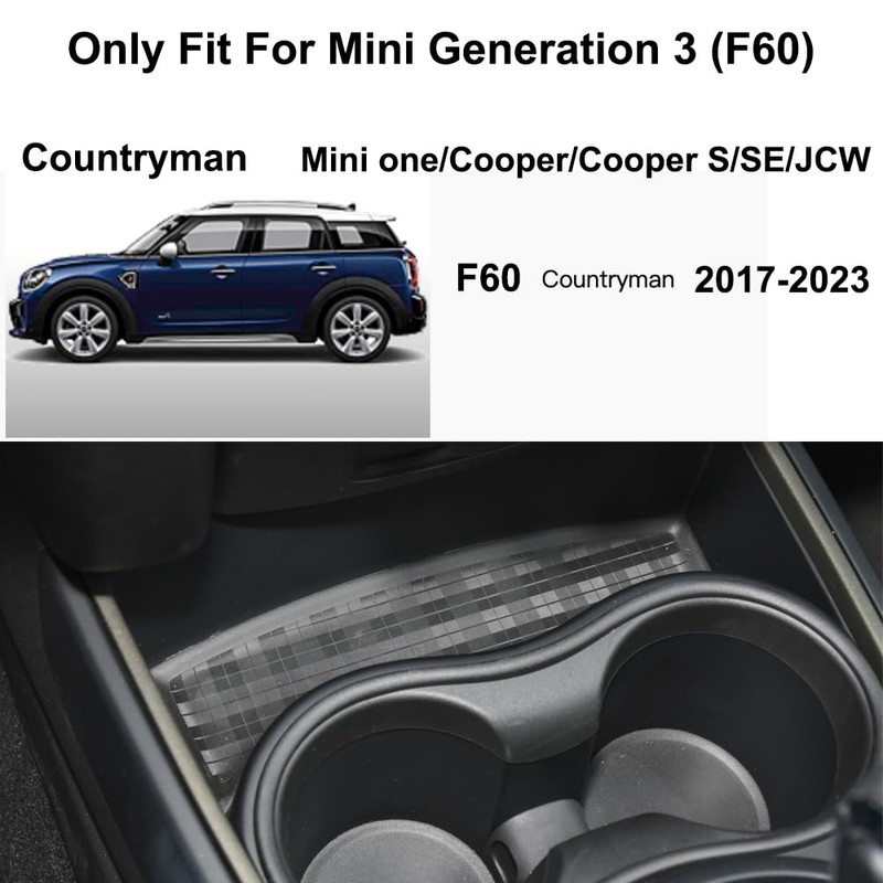 3PCS Car Cup Holder Coasters, Grey Union Jack UK Flag