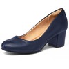 mysoft - Zapatos de tacón para mujer, marino, 9 US