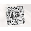 Witchcraft Square Coaster - Pattern Stars Witch Coven Magical Ritual