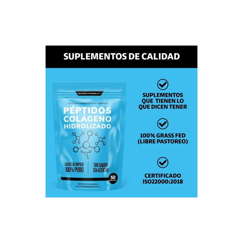 Péptidos Colágeno Hidrolizado - 500g