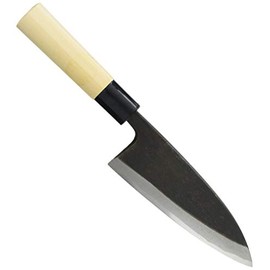 Kawamura Cutlery AKK2113 Sakai Kikumori Kurode Blade 5.3 inches (13.5 cm), Yasugi White 2 Steel, Japan