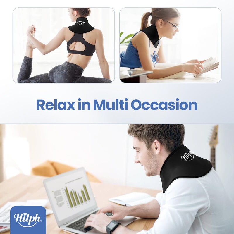 Hilph Neck Ice Pack for Injuries, Reusable Neck Ice Pack