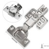 2 Pack Soft Close Cabinet Hinges, Full Overlay Door Hinges