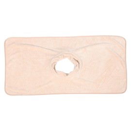 FRCOLOR Massage Bed Hole Reusable Beauty Couch Sheets for Spa and Salon Use Khaki Comfortable Design for Professional Massage Tables