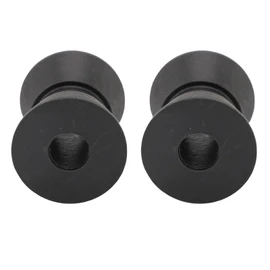 2Pcs Boat Trailer Roller, 1.5 X 1.9in Boat Trailer Bow Bell Roller Assembly Fits /2in Shaft, Anti Scratch Nylon Bow for Yachts, Lifeboats, Motorboats