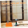 Operitacx 3pcs Portable Durable Drill Bit Organizer with Multifunction Milling