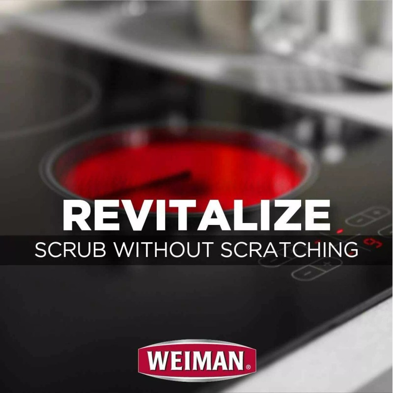 WEIMAN GLASS COOK TOP Heavy Duty CLEANER & POLISH Clean