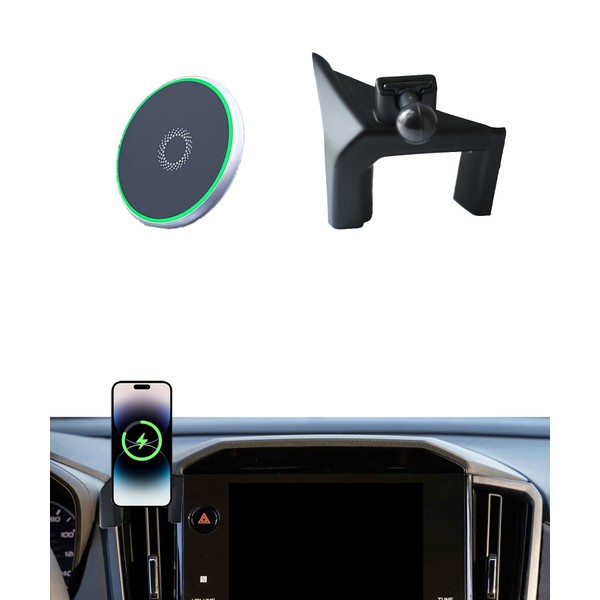 AbeeyGeomarn Car Phone Holder for Subaru Forester 2025 Accessories 15W