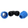 20 x 20mm MDPE Elbow 90 Degree Compression Coupling Fitting