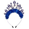 MOLOCH Game Day Headband Glitter Tinsel Football Headband Football Mom