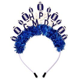 MOLOCH Game Day Headband Glitter Tinsel Football Headband Football Mom Accessories Game Day Outfits Sport Party Favors Gifts